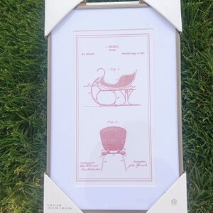 Pink Vintage Patent Art Print